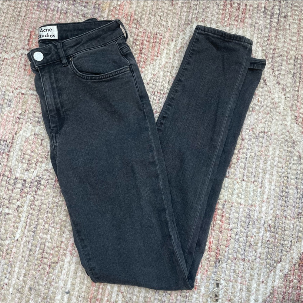 Acne studios pin used black jeans 28 / 32